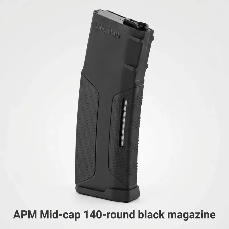 APM Mid-Cap 140-ROUND Magazine · Negro