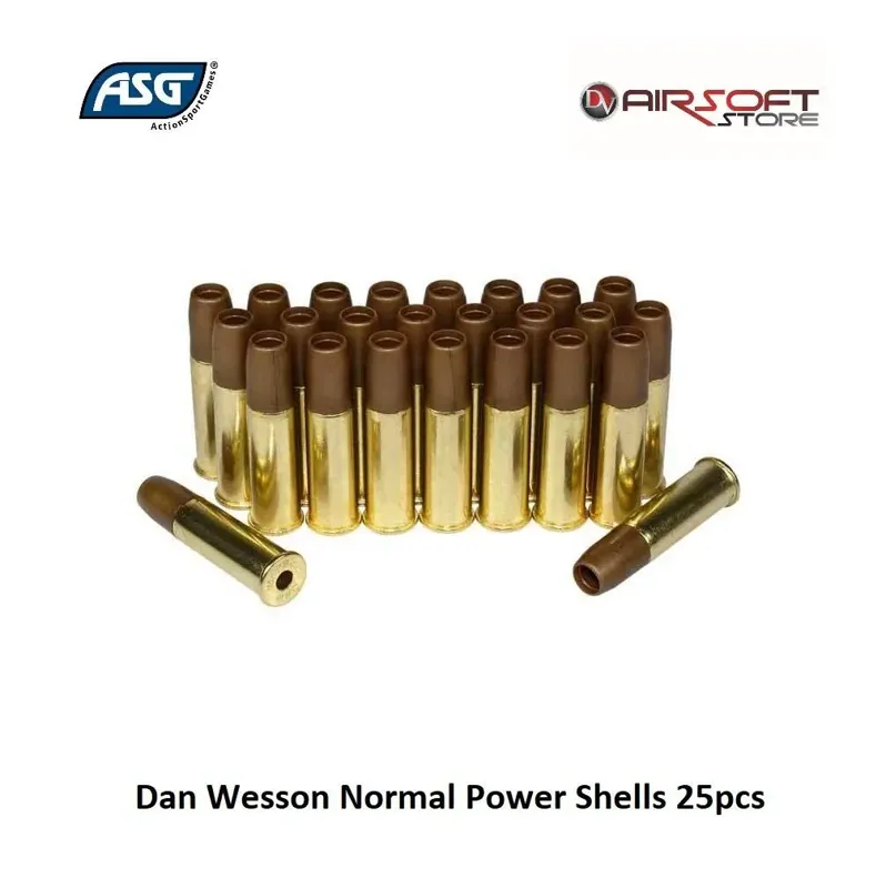 Dan Wesson Revolver Normal Power Shells 25PCS · Negro