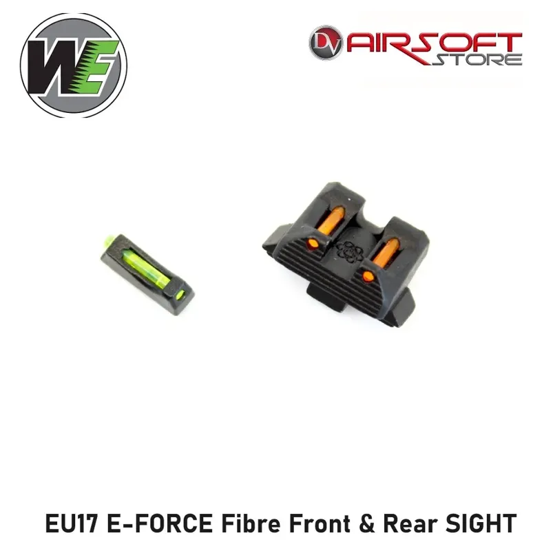 EU17 E-Force Fibre Front & Rear Sight