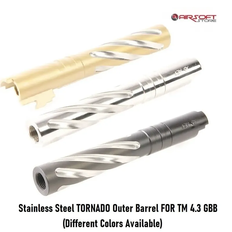Stainless Tornado Outer Barrel for TM 4.3