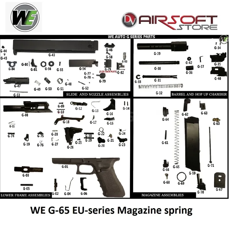 WE17-18C Part G-66 Magazine Spring Guide
