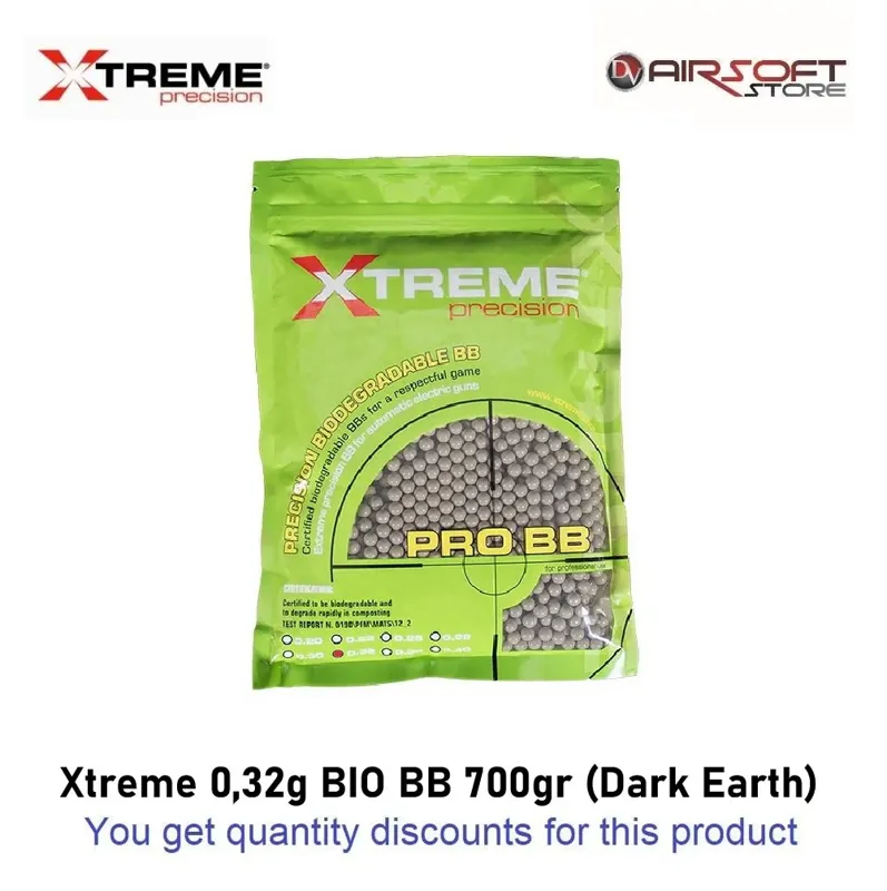 Xtreme 0.32g BIO BB 700g · Tan / FDE