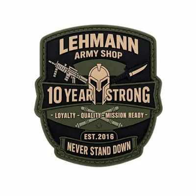 Lehmann Army Shop 10 Year Strong Rubber Patch