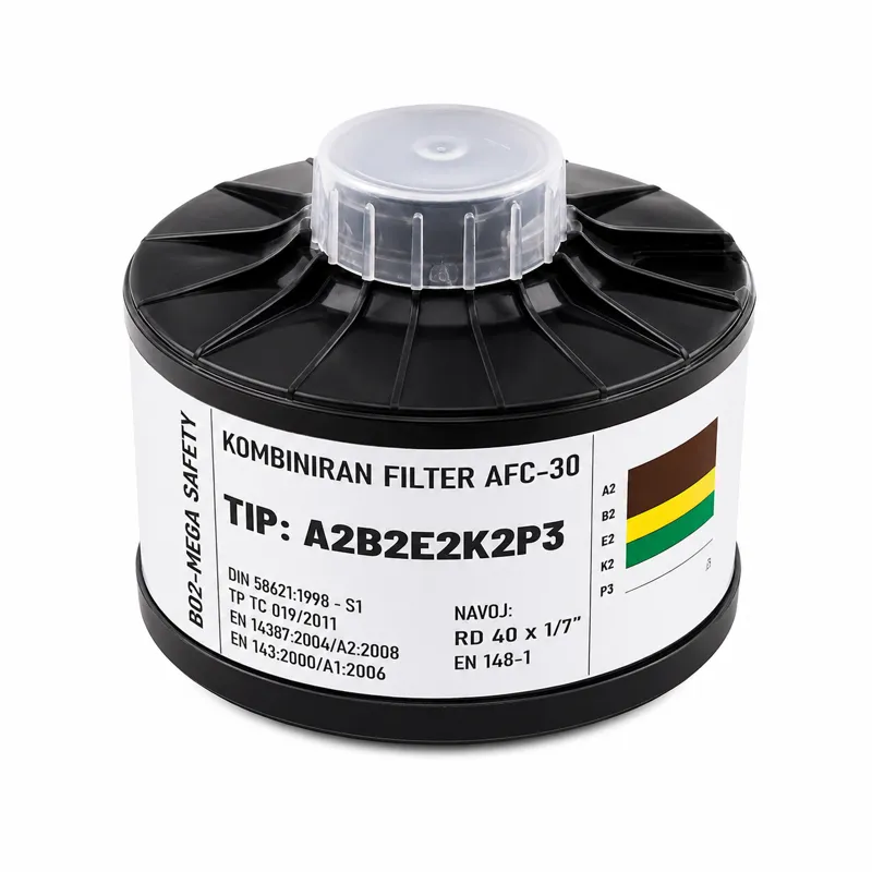 BO2-MEGA Safety Kombinationsfilter A2B2E2K2-P3 Filter
