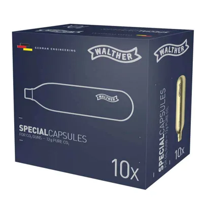 Walther 10ER Pack CO²-KAPSELN Je 12 g