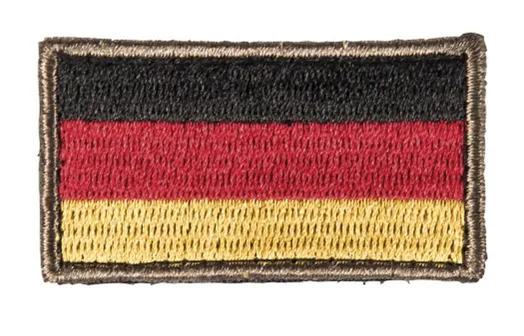 Patch Brodé Drapeau Allemand 3.5 x 6cm