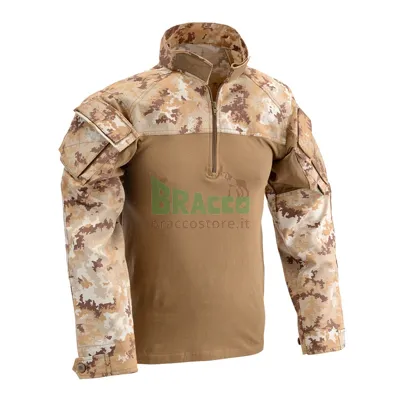 Combat Shirt in Cotone Elasticizzato - Desertico - (D5-3048 Dv) ( - S) - Defcon 5