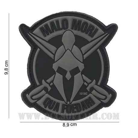 Patch PVC 3D Malo Mori con Velcro 101