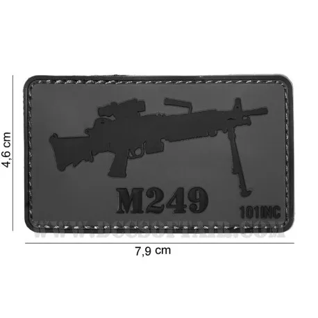 Patch PVC 3D Minimi M249 con Velcro 101