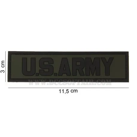 Patch PVC 3D U.s. Army con Velcro 101