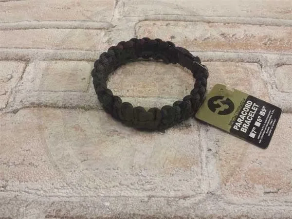 Bracciale Paracord · Negro