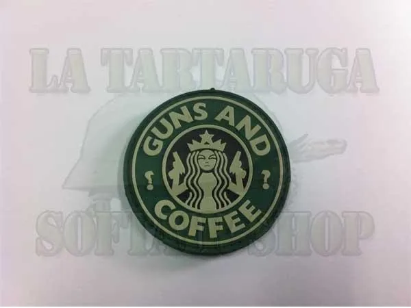 Guns and Coffee Patch Gommata