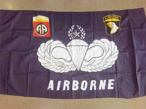 Bandiera Airborne · Azul