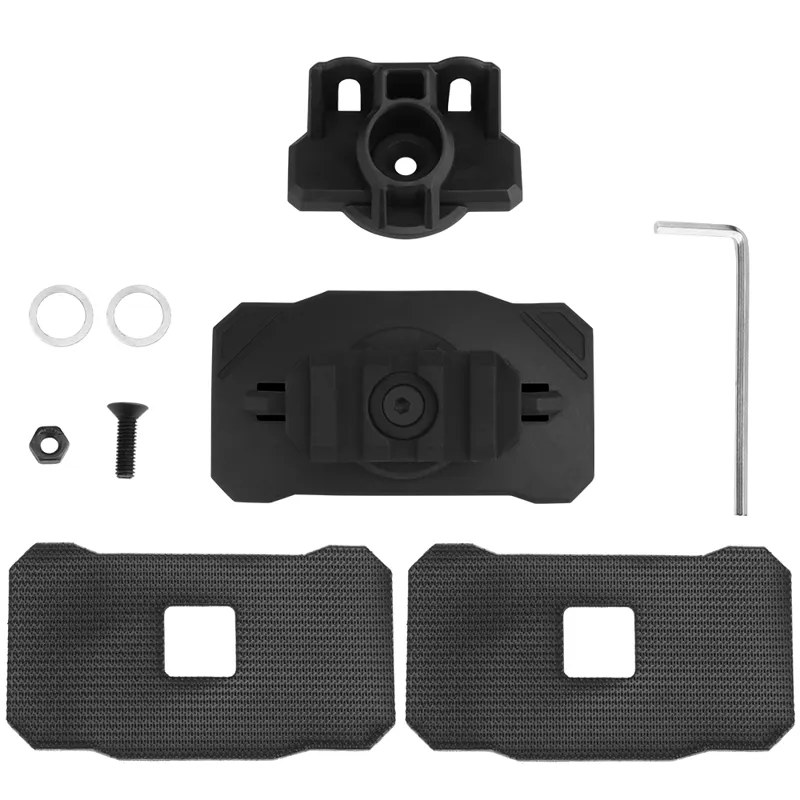 Universal Flashlight Mount for Wosport Helmet · Negro