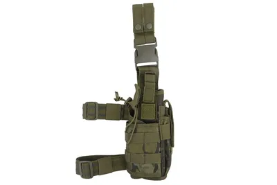 Taktinis Drop Leg Pistoleto Dėklas,Žalias - 8Fields