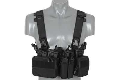 Taktinė Liemenė Buckle Up Recce/Sniper Chest Rig, Juoda - 8Fields