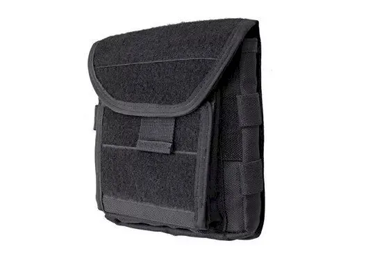 Administration Panel with Map Pouch · Negro