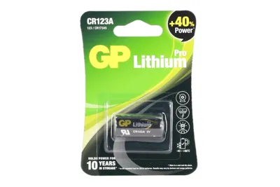 Baterija CR123A Batteries 3 V - GP