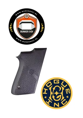 Grip 13010 S&w Compact Rubber 9mm - Single Stack - Hogue