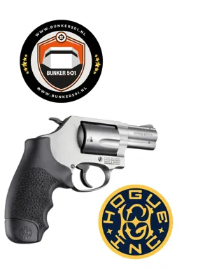 Grip 60000 S&w J-Round Butt Rubber ZWART - Hogue