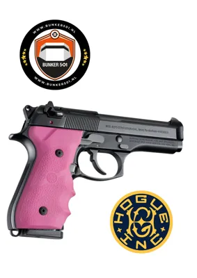 Grip 92007BERETTA 92/96 Series Grip with Finger Grooves - Hogue