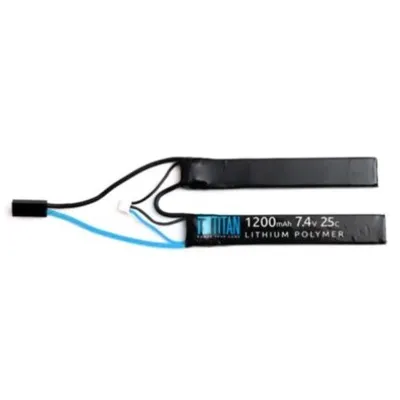 7.4V LIPO Batterij | 1200mAh 25C | Nunchuck Tamiya - Titan Power
