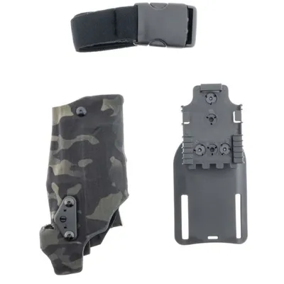 Holster | Glock 17 + x300 Wapenlamp | Zwart - Ram Tactical