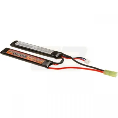 7.4V 1000mAh 20C Li-Po Battery Stock Twin Type - Small Tamiya - VB Power