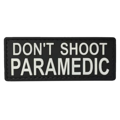 3D Patch Don't Shoot Paramedic - ASMC