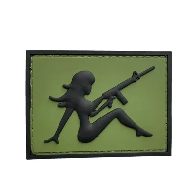 3D Patch Girl with Rifle - ASMC