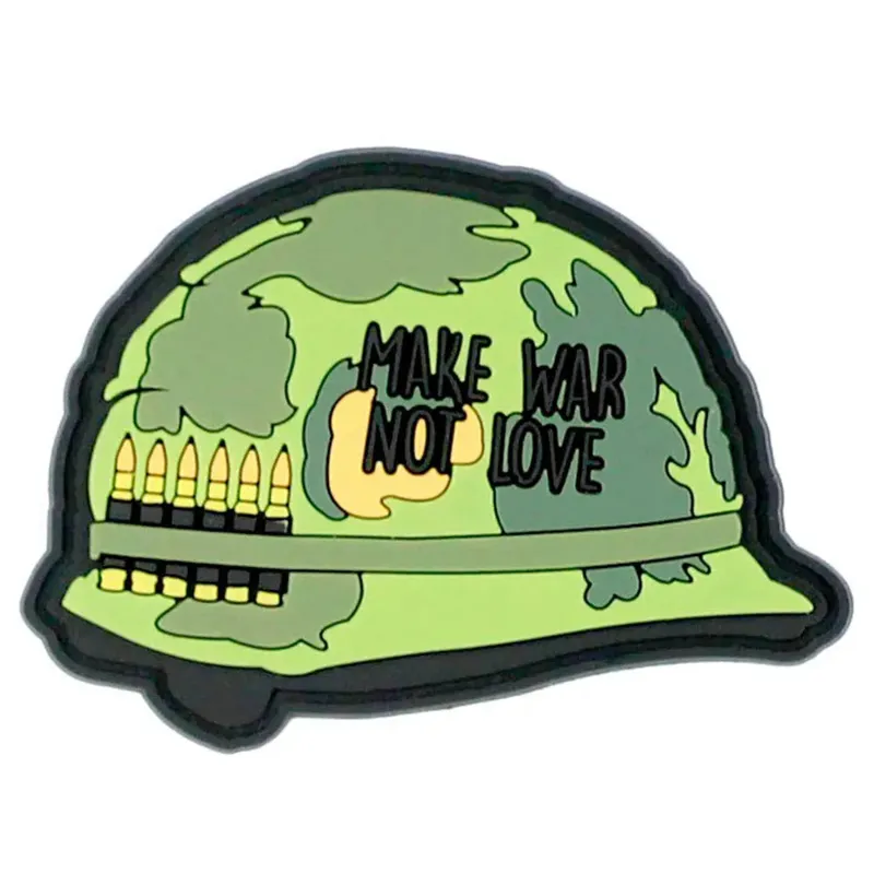 101 Inc 3D Patch PVC Make War Not Love