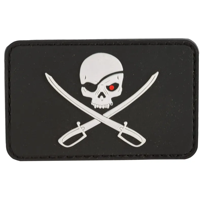 MFH 3D Patch Skull with Swords · Negro