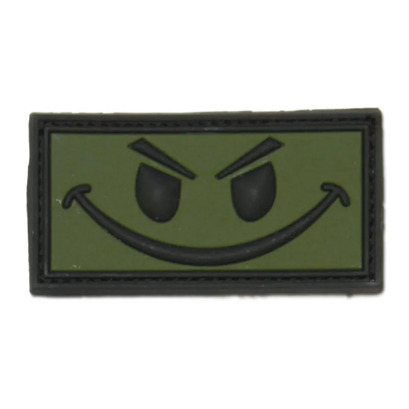 Jackets to go 3D-PATCH Evil Smiley · Verde / OD