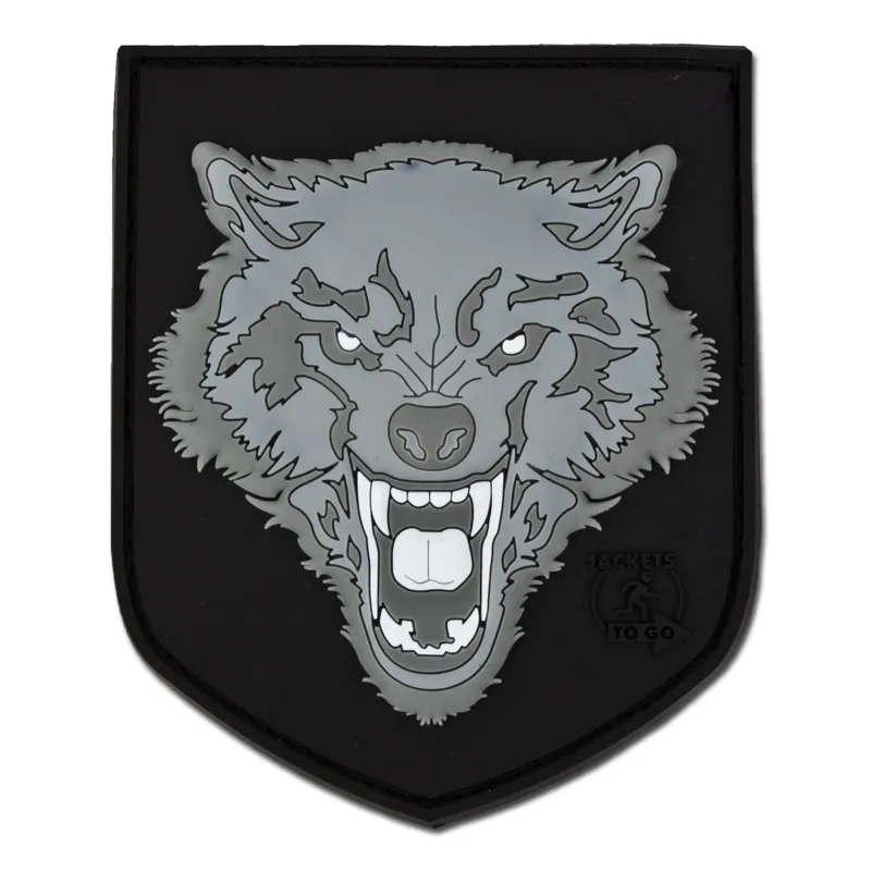 Jackets to go 3D-PATCH Wolf Grau