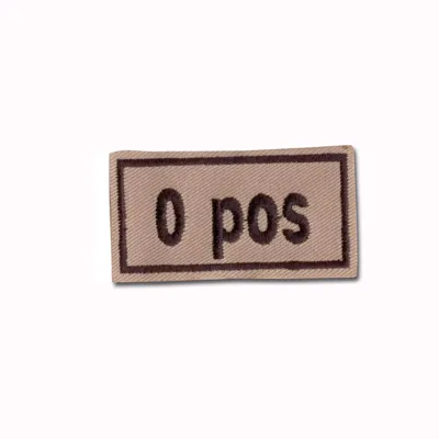 Abzeichen Bloodpatch 0 Pos - JR Emblem Co