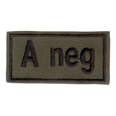 Abzeichen Bloodpatch A Neg - JR Emblem Co