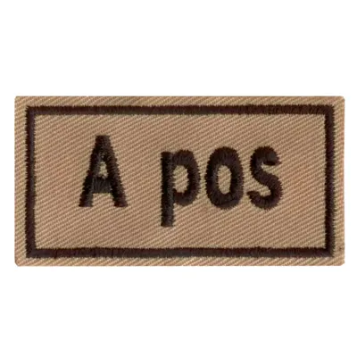 Abzeichen Bloodpatch A Pos - Bundeswehr Original