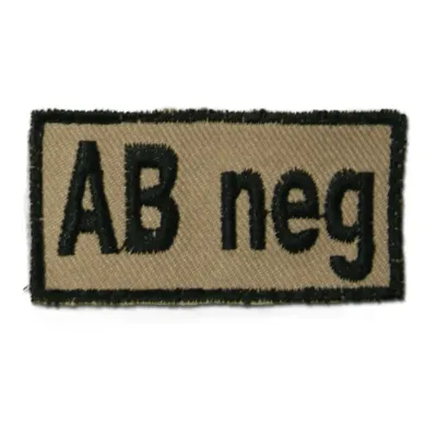 Abzeichen Bloodpatch AB Neg Klett - ASMC