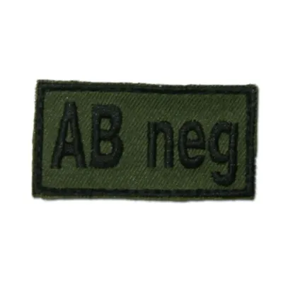 Abzeichen Bloodpatch AB Neg Klett - ASMC