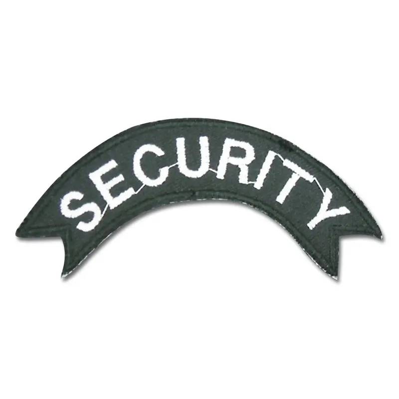 JR Emblem Co Abzeichen Security Halbrund