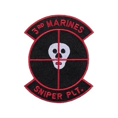 Abzeichen US Textil 3RD Marines Sniper Plt - ASMC