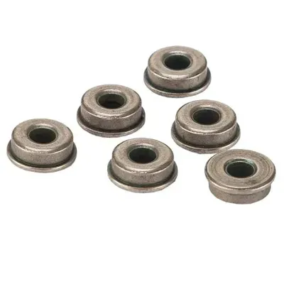 Metall-Laufbuchsen 6ER Set 7 mm Silberfarben - SHS