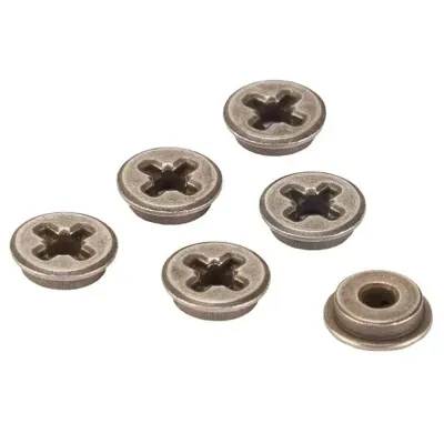 Metall-Laufbuchsen 6ER Set 8 mm Silber - SHS