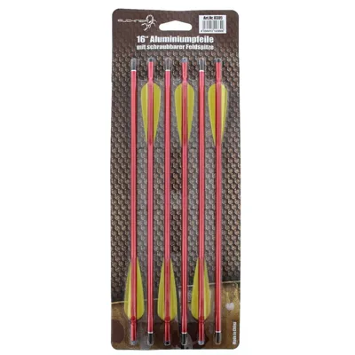 Aluminiumpfeile 16 Zoll 6ER Pack - Buchner