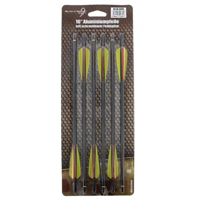 Aluminiumpfeile 16 Zoll 6ER Pack - Buchner