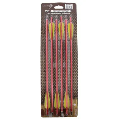 Aluminiumpfeile 20 Zoll 6ER Pack - Buchner