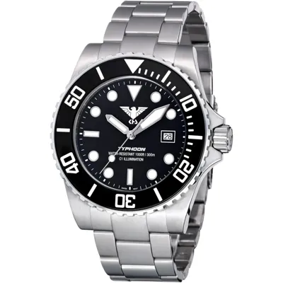 Armbanduhr Typhoon Steel Stahlband - KHS Tactical Gear