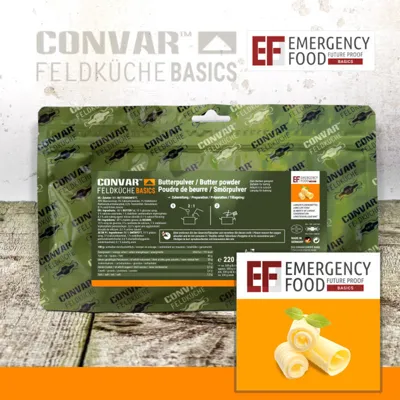 Basics Butterpulver 220 g - CONVAR Feldküche
