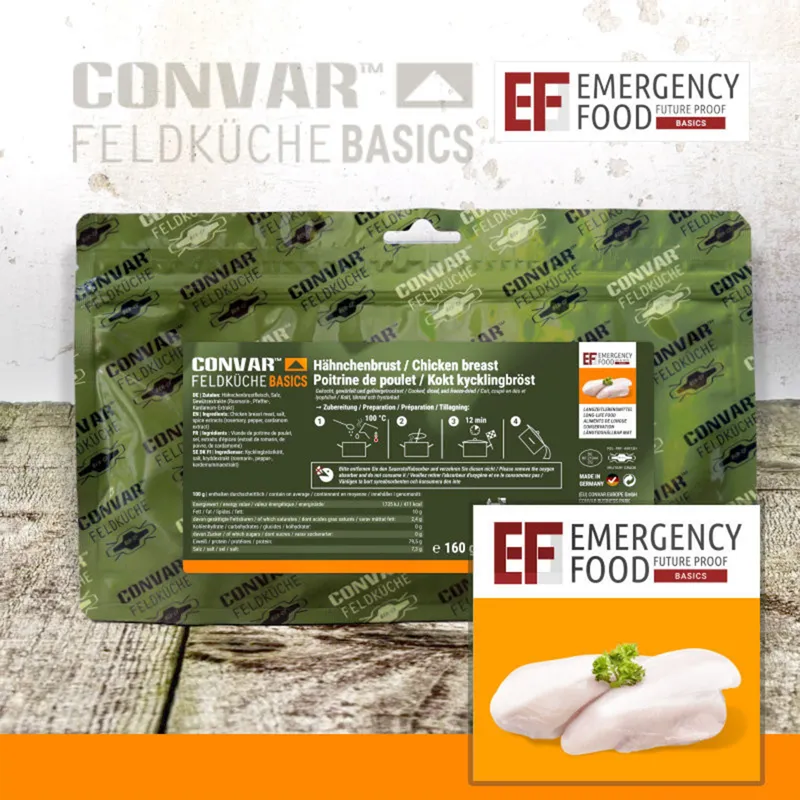 CONVAR Feldküche Basics Hähnchenbrust 160 g