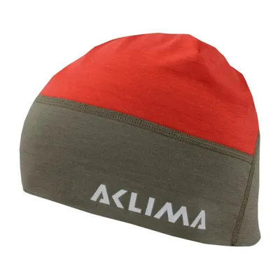Beanie LightWool Hunting Safety Rot - Aclima